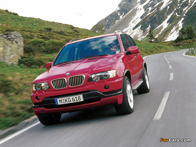 BMW X5 4.6is (E53) 2002–03 wallpapers (640 x 480)