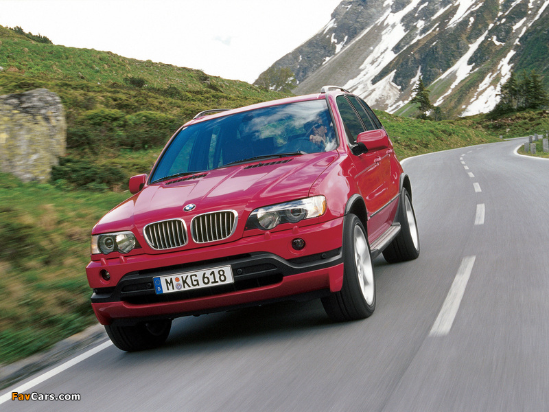 BMW X5 4.6is (E53) 2002–03 wallpapers (800 x 600)