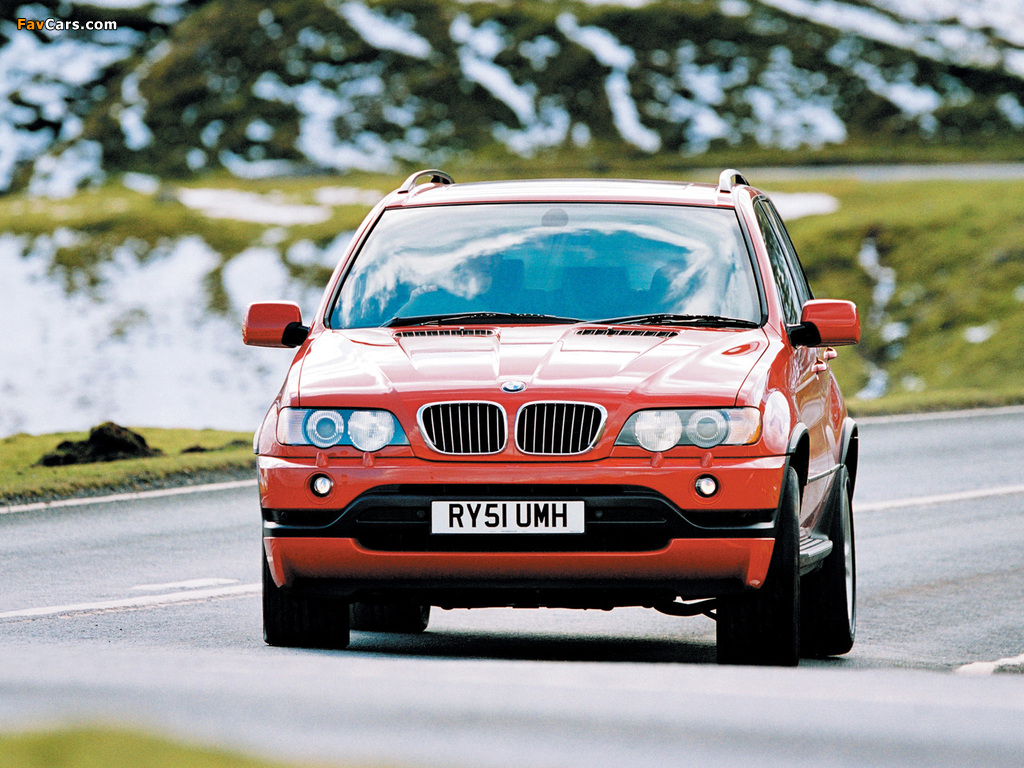 BMW X5 4.6is UK-spec (E53) 2002–03 wallpapers (1024 x 768)