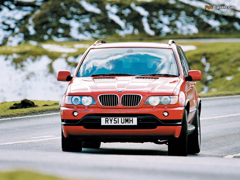 BMW X5 4.6is UK-spec (E53) 2002–03 wallpapers (800 x 600)