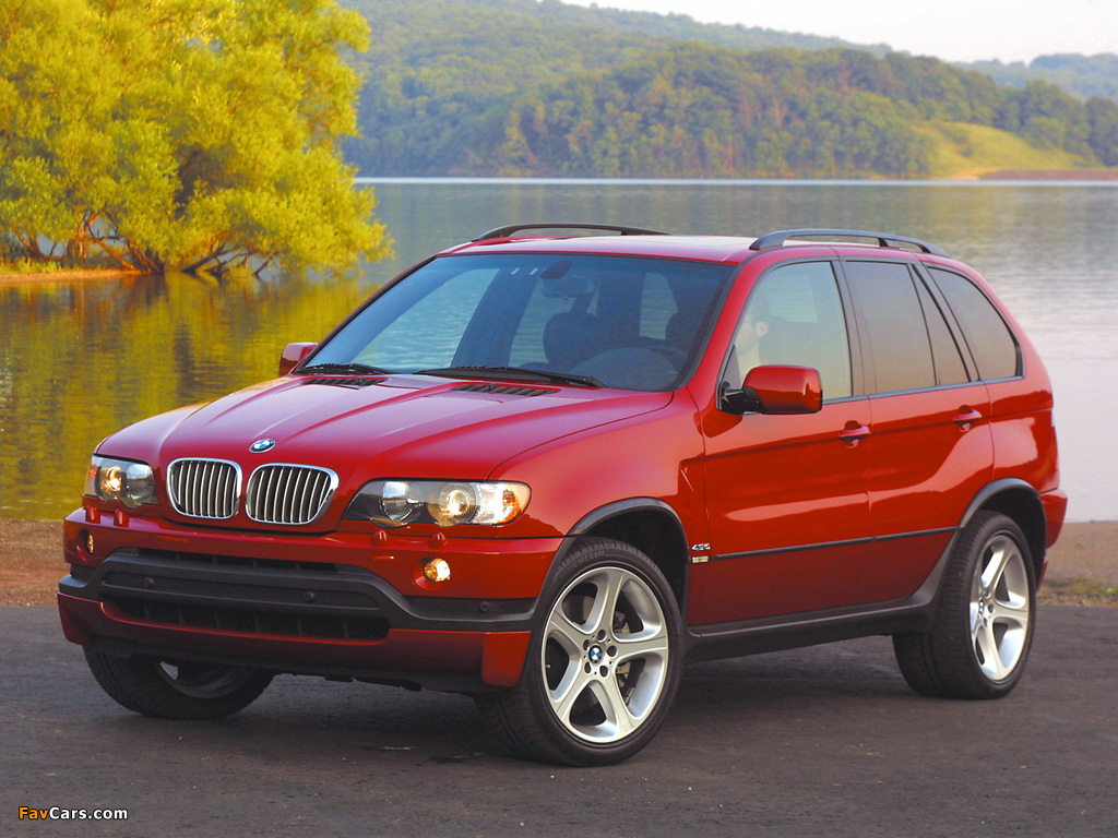 BMW X5 4.6is US-spec (E53) 2002–03 wallpapers (1024 x 768)