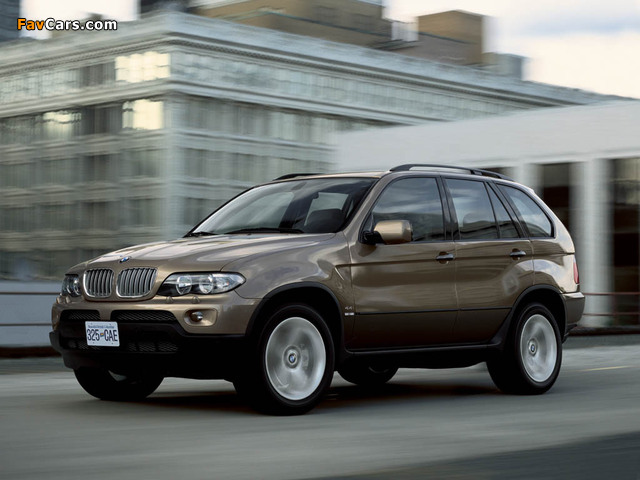 BMW X5 4.4i (E53) 2003–07 wallpapers (640 x 480)