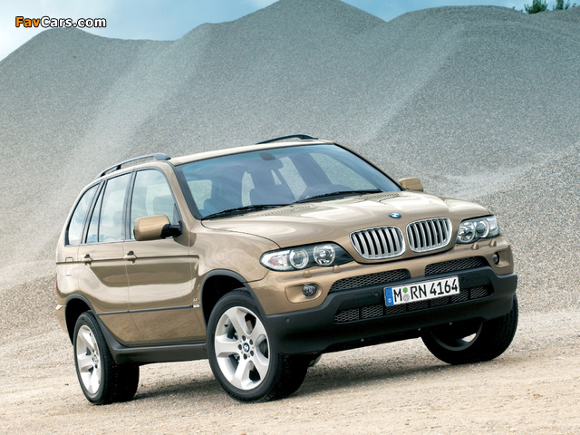 BMW X5 4.4i (E53) 2003–07 wallpapers (640 x 480)