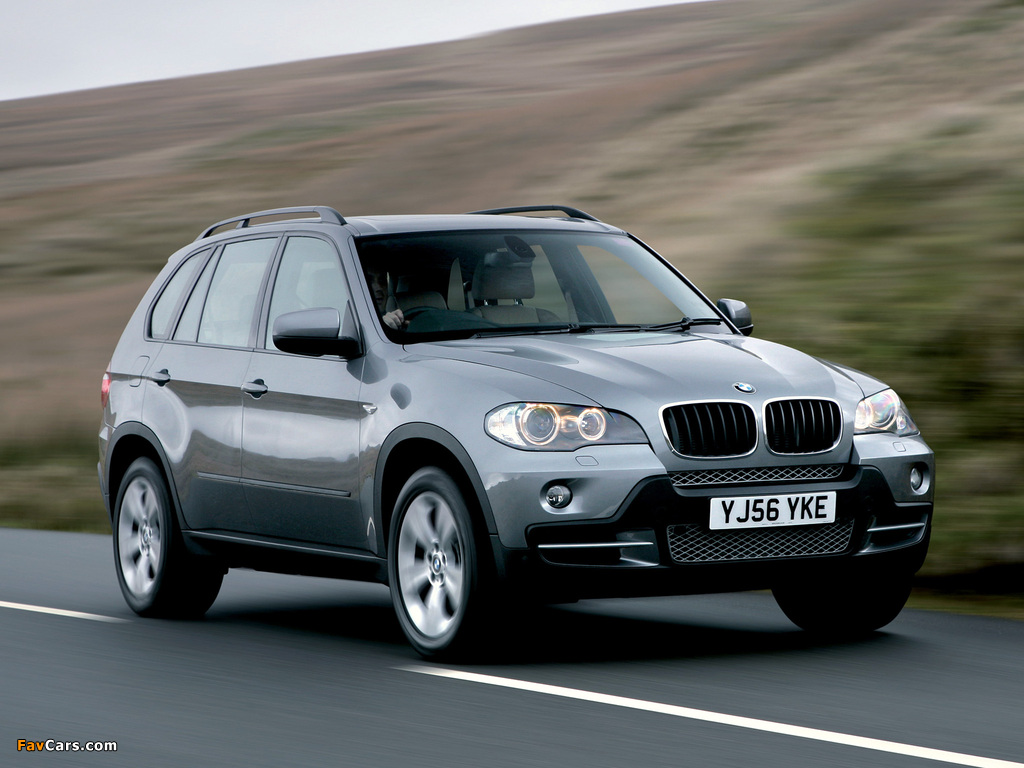 BMW X5 UK-spec (E70) 2007–10 wallpapers (1024 x 768)