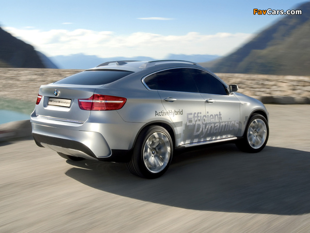 BMW X6 ActiveHybrid Concept (72) 2007 wallpapers (640 x 480)