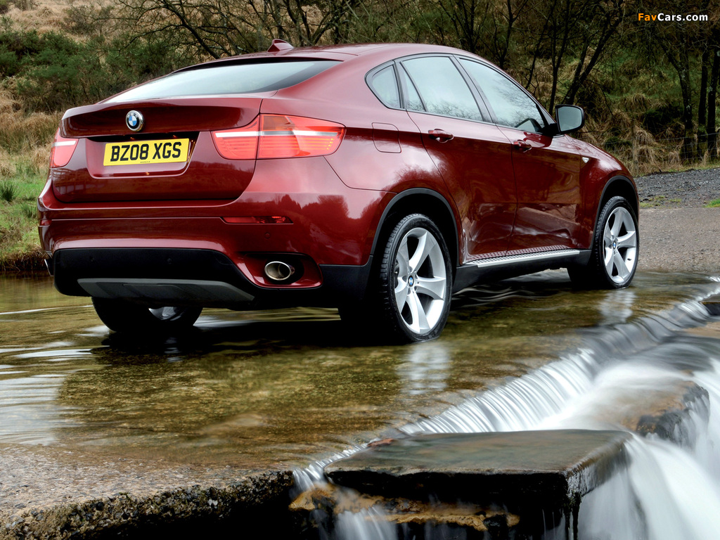 BMW X6 xDrive35d UK-spec (E71) 2008–12 images (1024 x 768)