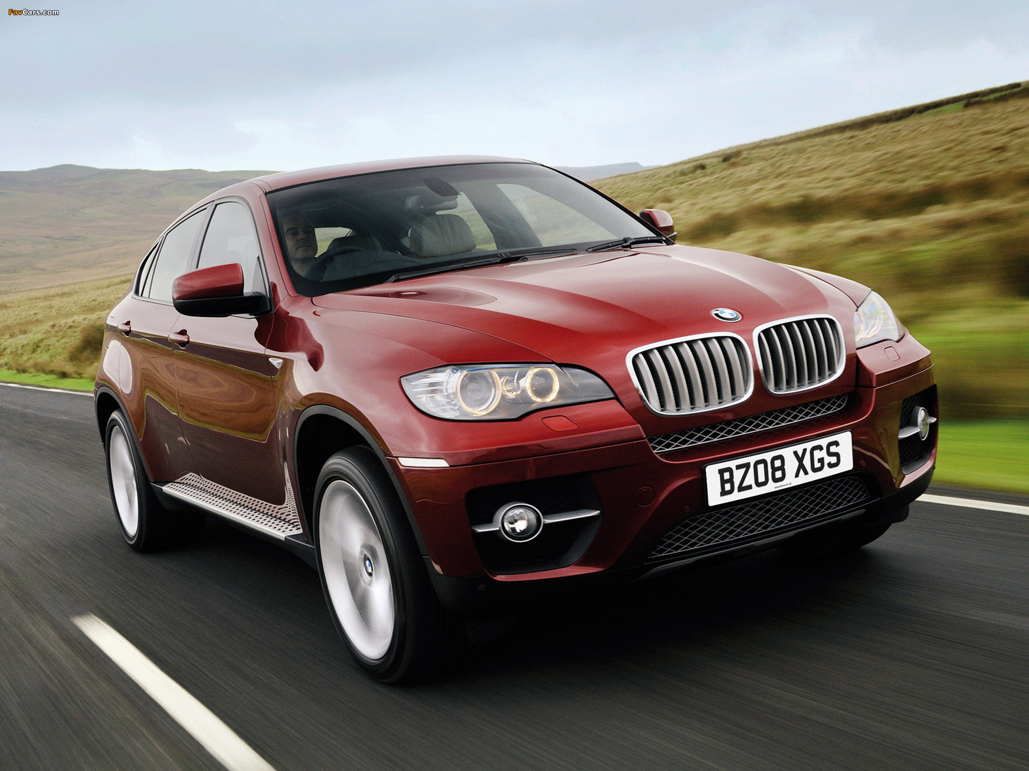 BMW X6 xDrive35d UK-spec (E71) 2008–12 images (2048 x 1536)