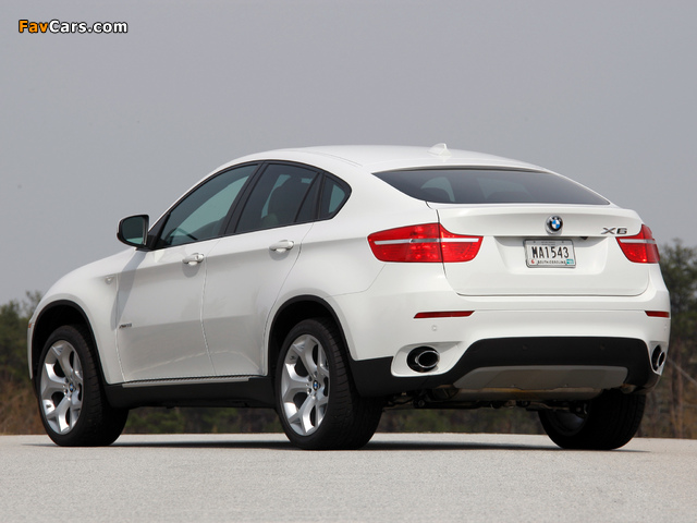 BMW X6 xDrive35i US-spec (E71) 2008–12 images (640 x 480)