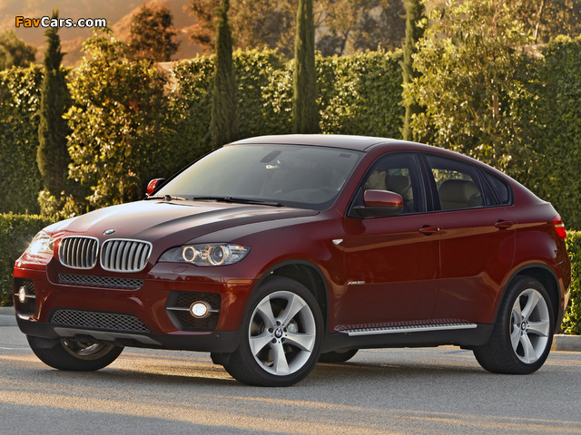 BMW X6 xDrive50i US-spec (E71) 2008–12 images (640 x 480)