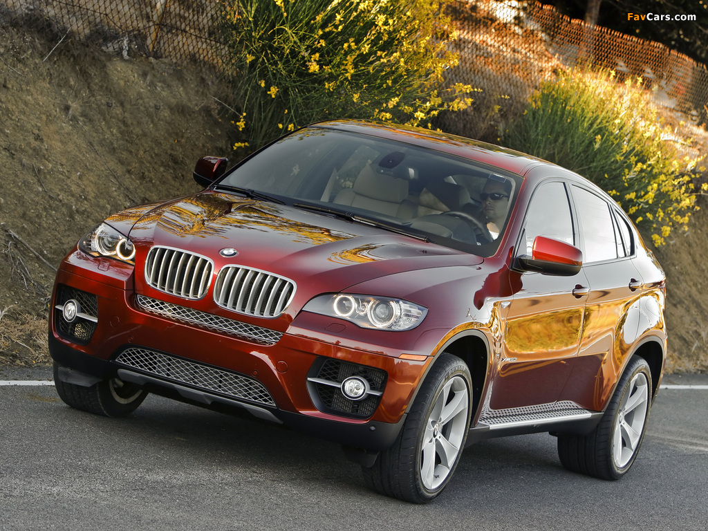 BMW X6 xDrive50i US-spec (E71) 2008–12 images (1024 x 768)