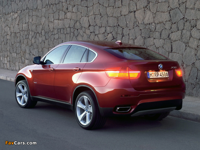 BMW X6 xDrive50i (E71) 2008–12 images (640 x 480)