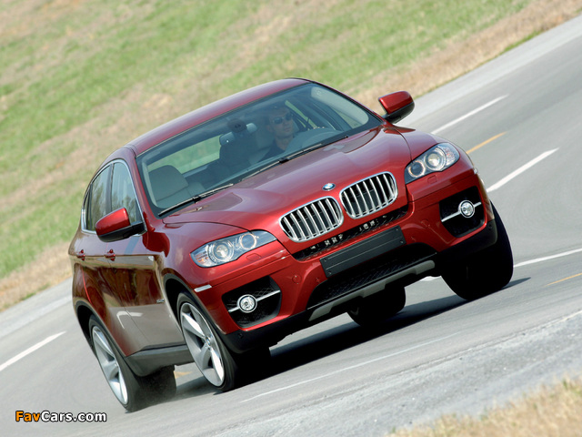 BMW X6 xDrive50i (E71) 2008–12 images (640 x 480)