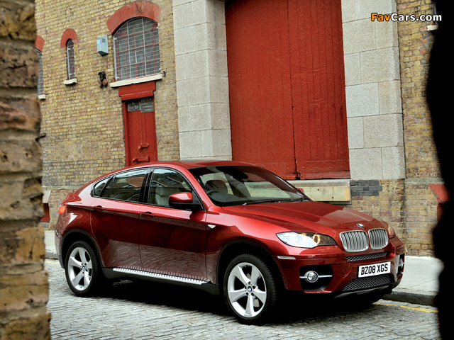 BMW X6 xDrive35d UK-spec (E71) 2008–12 photos (640 x 480)