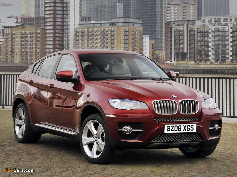 BMW X6 xDrive35d UK-spec (E71) 2008–12 pictures (800 x 600)