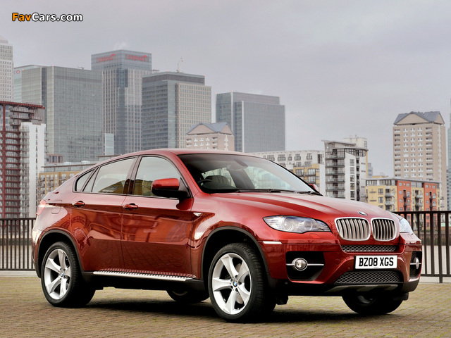 BMW X6 xDrive35d UK-spec (E71) 2008–12 pictures (640 x 480)