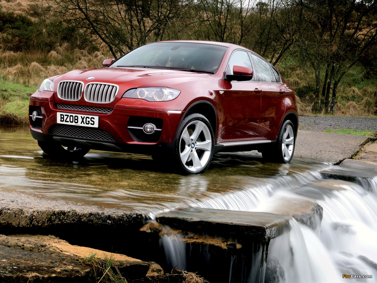 BMW X6 xDrive35d UK-spec (E71) 2008–12 wallpapers (1280 x 960)