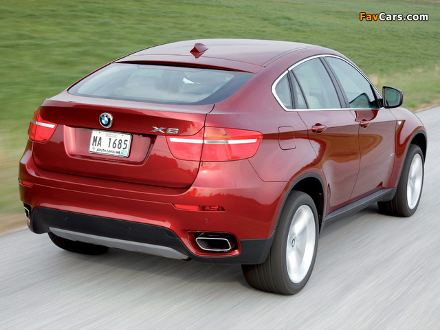 BMW X6 xDrive50i (E71) 2008–12 wallpapers (640 x 480)