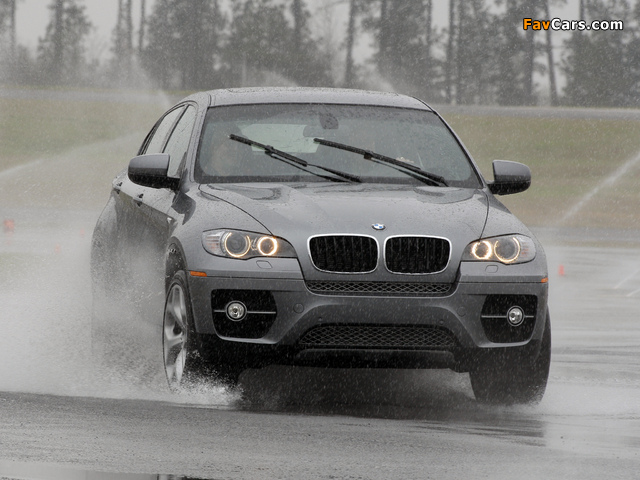 BMW X6 xDrive35d US-spec (E71) 2008–12 wallpapers (640 x 480)