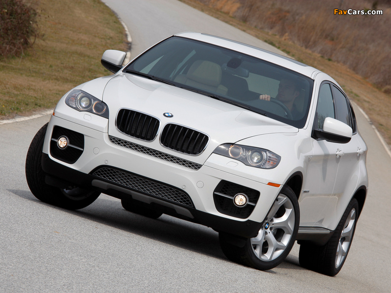 BMW X6 xDrive35i US-spec (E71) 2008–12 wallpapers (800 x 600)