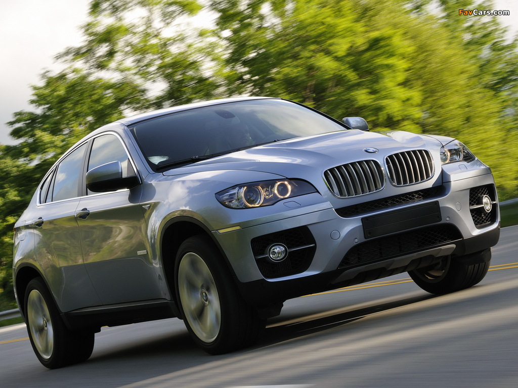 BMW X6 ActiveHybrid (E72) 2009–11 images (1024 x 768)