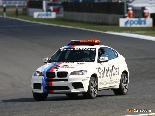 BMW X6 M MotoGP Safety Car (E71) 2009–10 images (640 x 480)