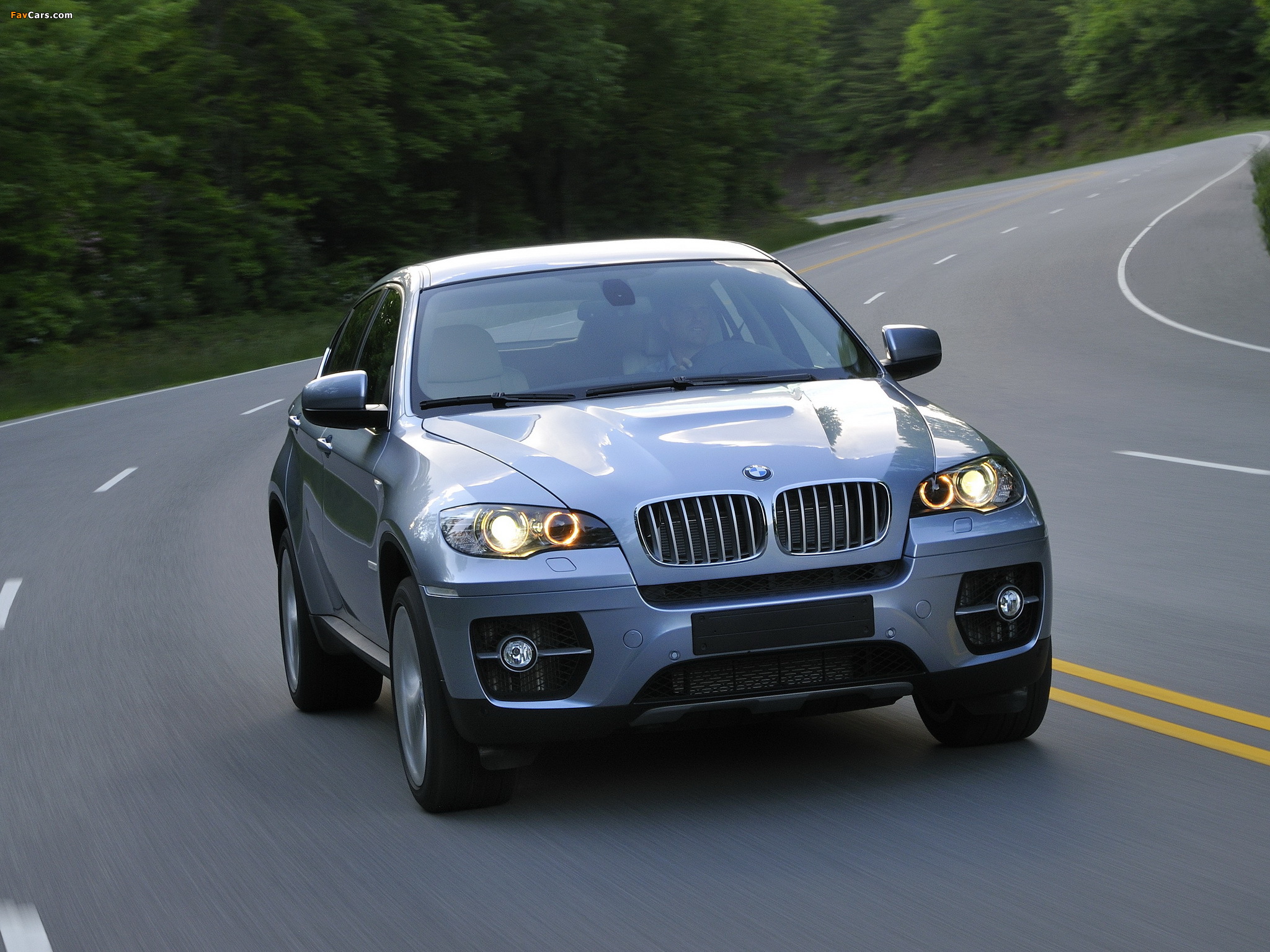 BMW X6 ActiveHybrid (E72) 2009–11 wallpapers (2048 x 1536)