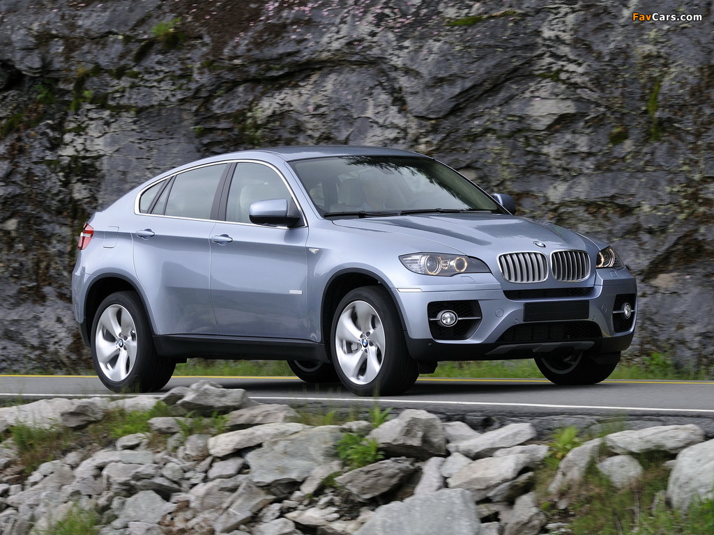 BMW X6 ActiveHybrid (E72) 2009–11 wallpapers (1024 x 768)