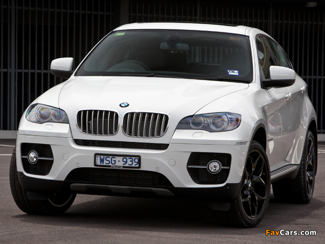 BMW X6 xDrive50i AU-spec (E71) 2009–12 wallpapers (640 x 480)