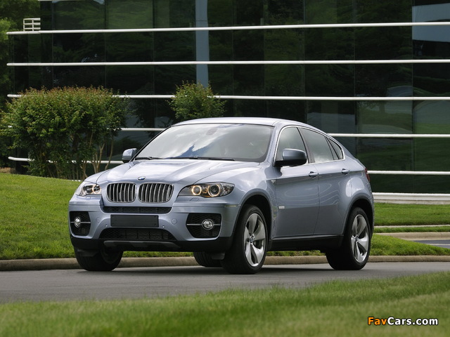 Images of BMW X6 ActiveHybrid (E72) 2009–11 (640 x 480)