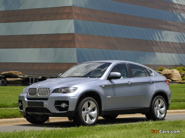 Photos of BMW X6 ActiveHybrid (E72) 2009–11 (640 x 480)