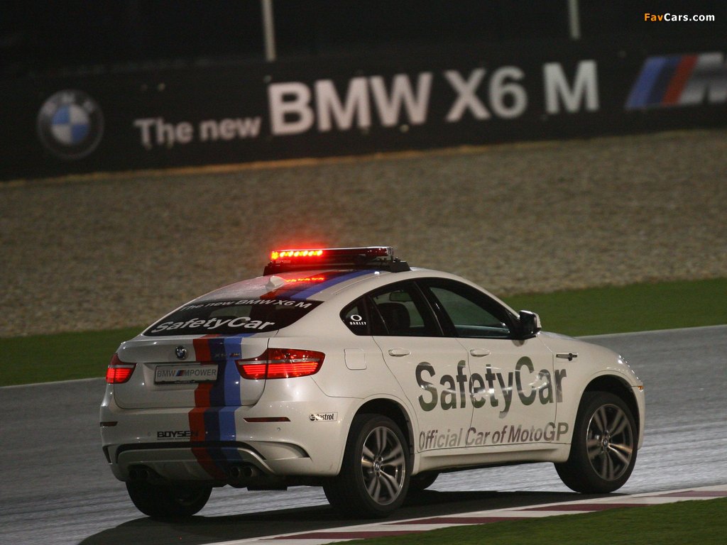 Photos of BMW X6 M MotoGP Safety Car (E71) 2009–10 (1024 x 768)
