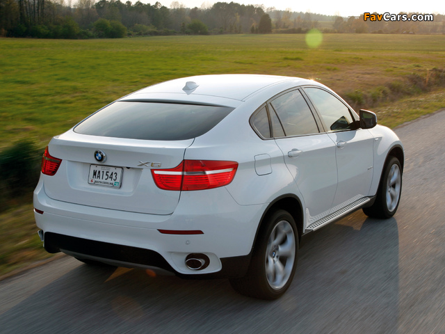 Pictures of BMW X6 xDrive35i US-spec (E71) 2008–12 (640 x 480)