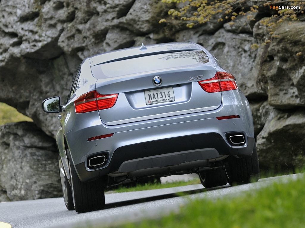 Pictures of BMW X6 ActiveHybrid (E72) 2009–11 (1024 x 768)