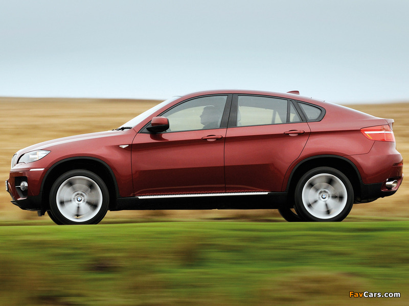 BMW X6 xDrive35d UK-spec (E71) 2008–12 wallpapers (800 x 600)