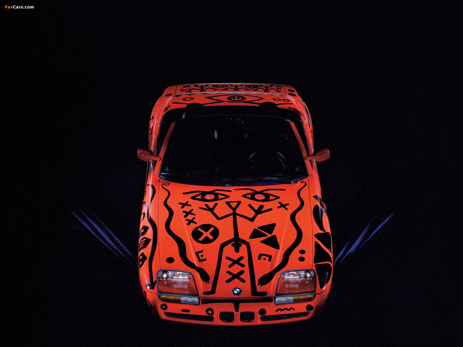 Pictures of BMW Z1 Art Car by A.R. Penck (E30) 1991 (1600 x 1200)