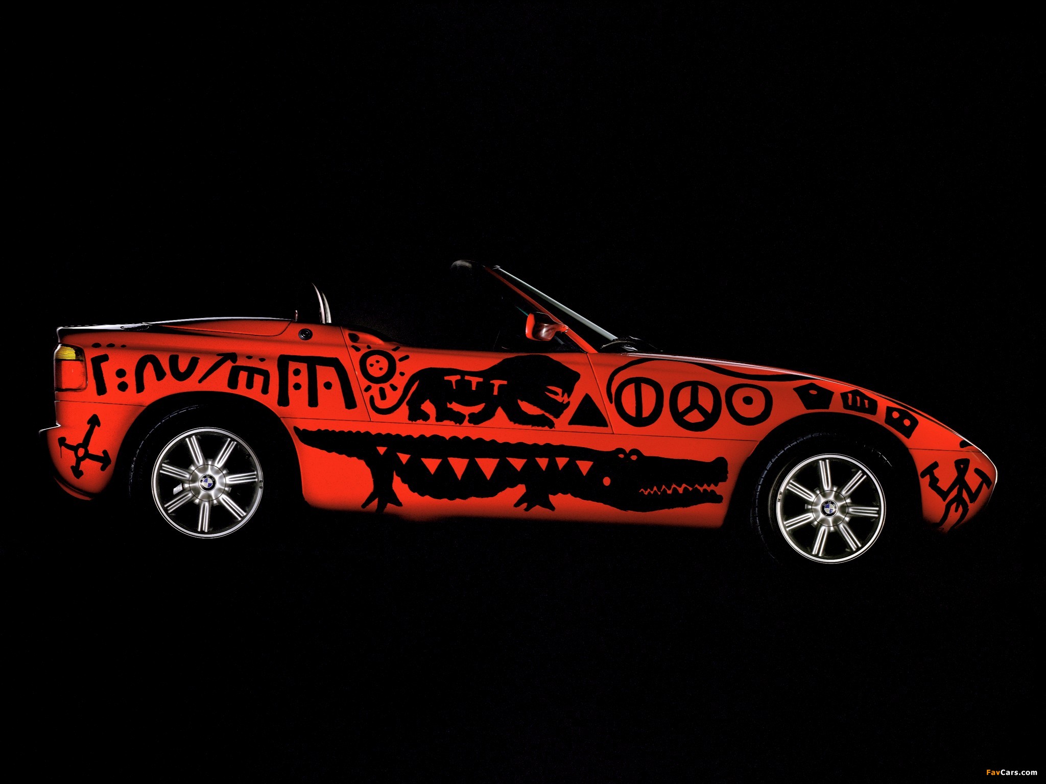 BMW Z1 Art Car by A.R. Penck (E30) 1991 wallpapers (2048 x 1536)