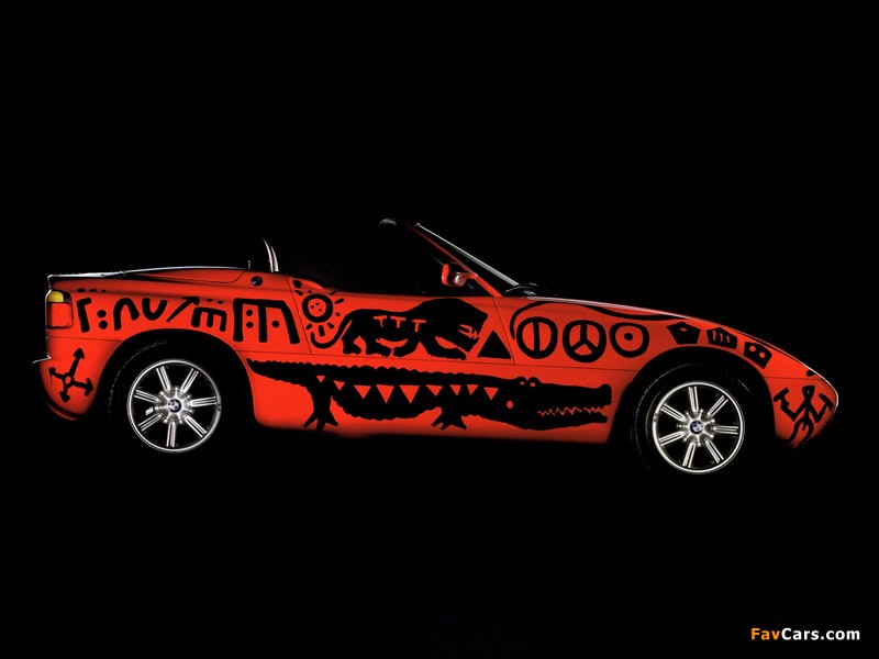 BMW Z1 Art Car by A.R. Penck (E30) 1991 wallpapers (800 x 600)