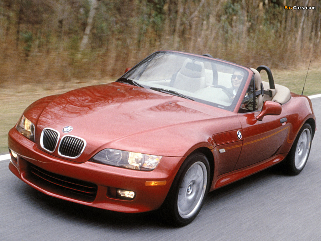 BMW Z3 2.8 Roadster US-spec (E36/7) 1997–2000 images (1024 x 768)