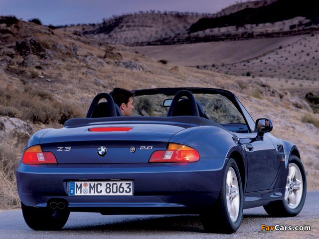 BMW Z3 2.0 Roadster (E36/7) 1999–2000 images (640 x 480)