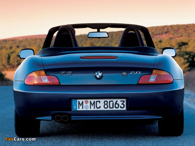 BMW Z3 2.0 Roadster (E36/7) 1999–2000 wallpapers (640 x 480)