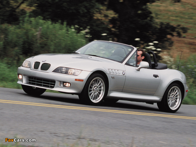 BMW Z3 3.0i Roadster US-spec (E36/7) 2000–02 photos (640 x 480)