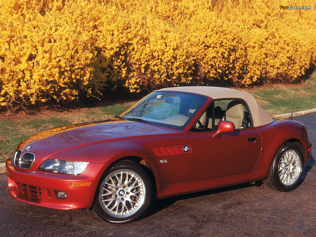 Pictures of BMW Z3 2.8 Roadster US-spec (E36/7) 1997–2000 (1024 x 768)