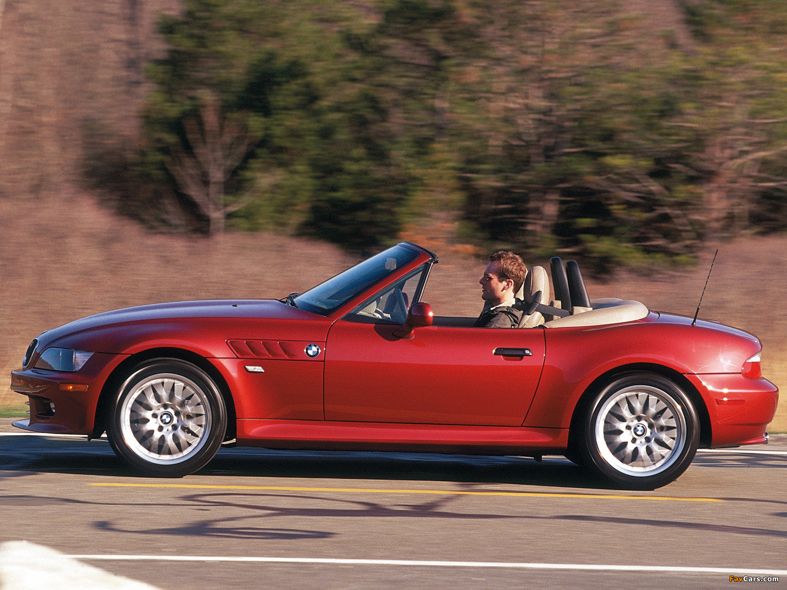 BMW Z3 2.8 Roadster US-spec (E36/7) 1997–2000 wallpapers (1600 x 1200)