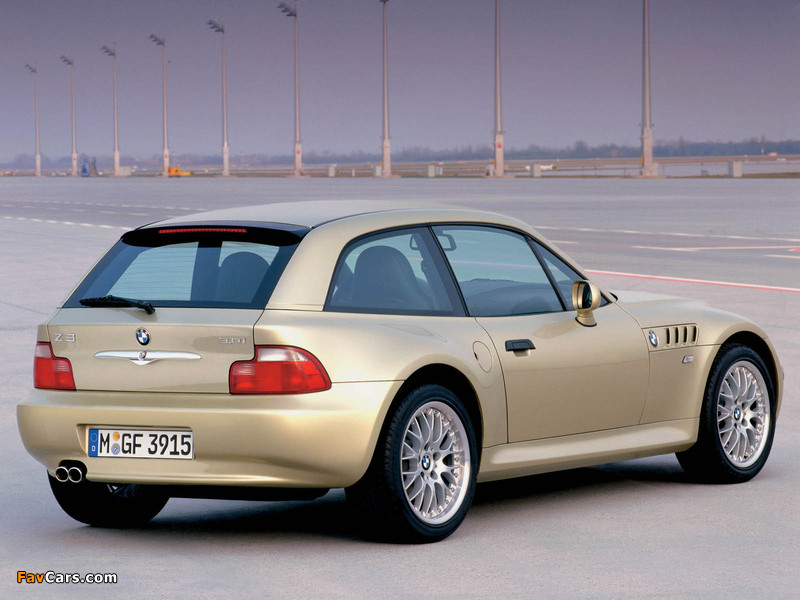 BMW Z3 3.0i Coupe (E36/8) 2000–02 wallpapers (800 x 600)