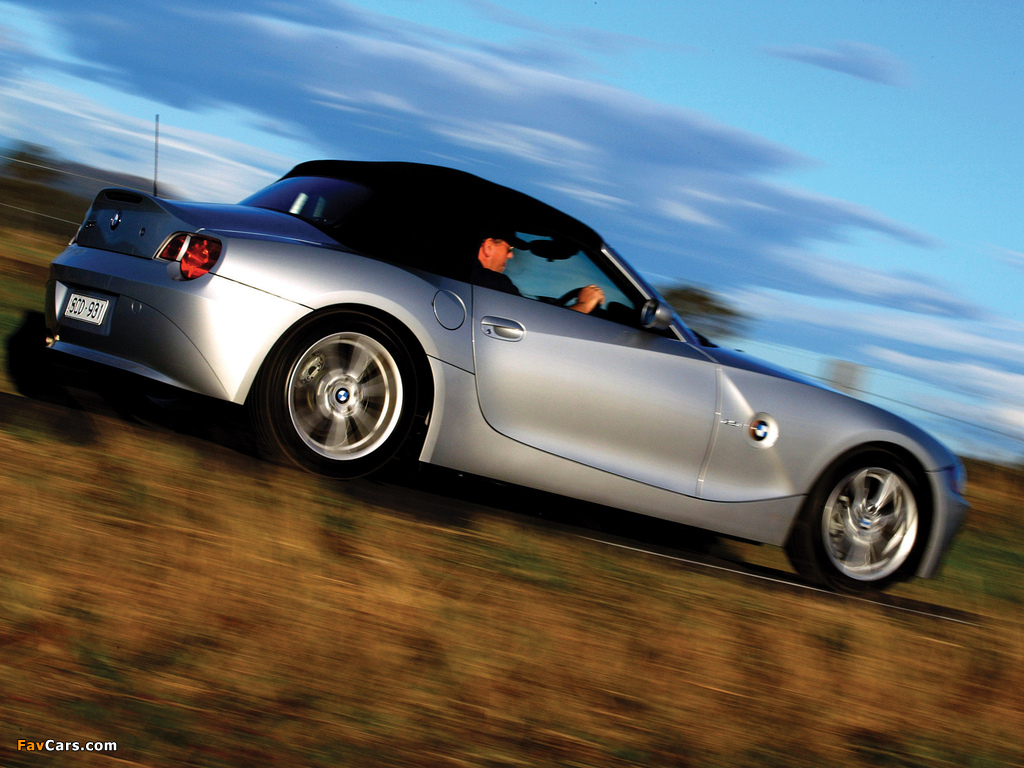 BMW Z4 2.5i Roadster AU-spec (E85) 2002–05 wallpapers (1024 x 768)