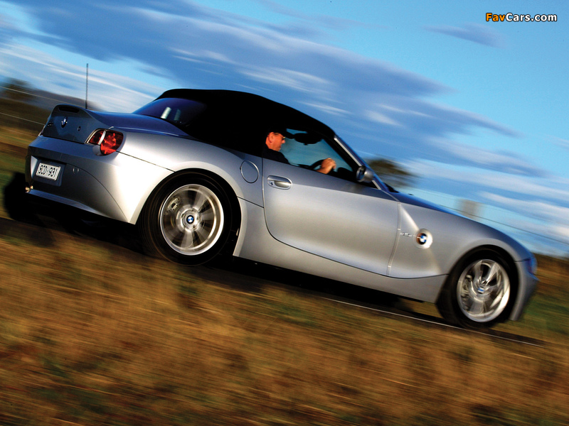 BMW Z4 2.5i Roadster AU-spec (E85) 2002–05 wallpapers (800 x 600)