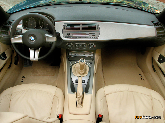 BMW Z4 3.0i Roadster US-spec (E85) 2002–05 wallpapers (640 x 480)