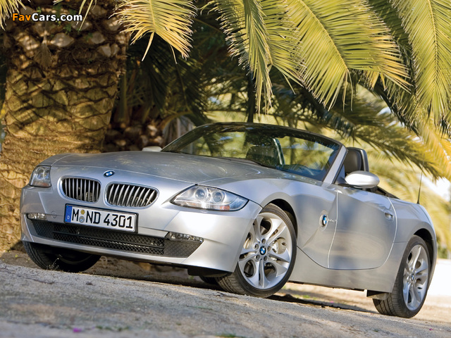 BMW Z4 3.0si Roadster (E85) 2005–09 pictures (640 x 480)