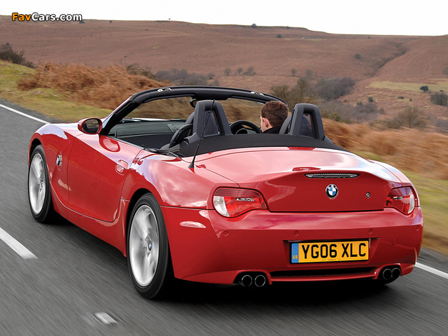 BMW Z4 M Roadster UK-spec (E85) 2006–08 images (640 x 480)