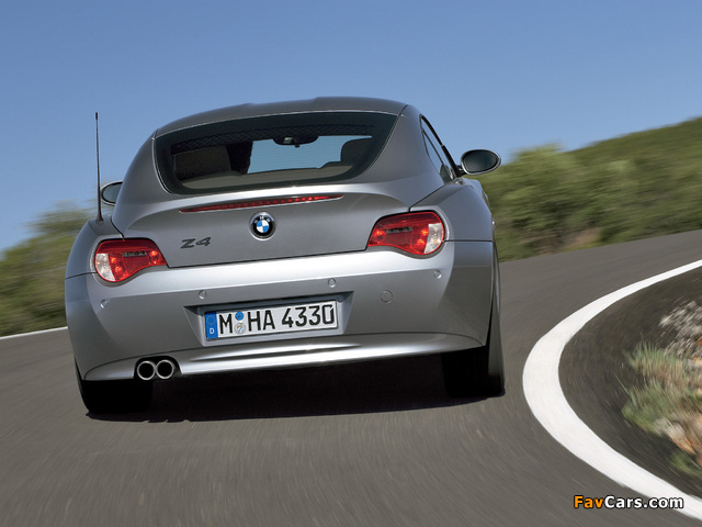 BMW Z4 Coupe (E85) 2006–09 images (640 x 480)